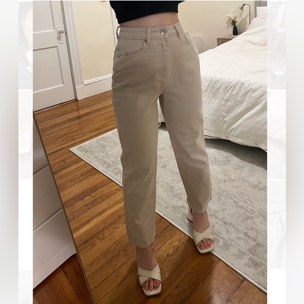 Brand New Zara High Waist Denim